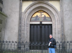 Place where Luther posted his 95 Theses, Castle Church